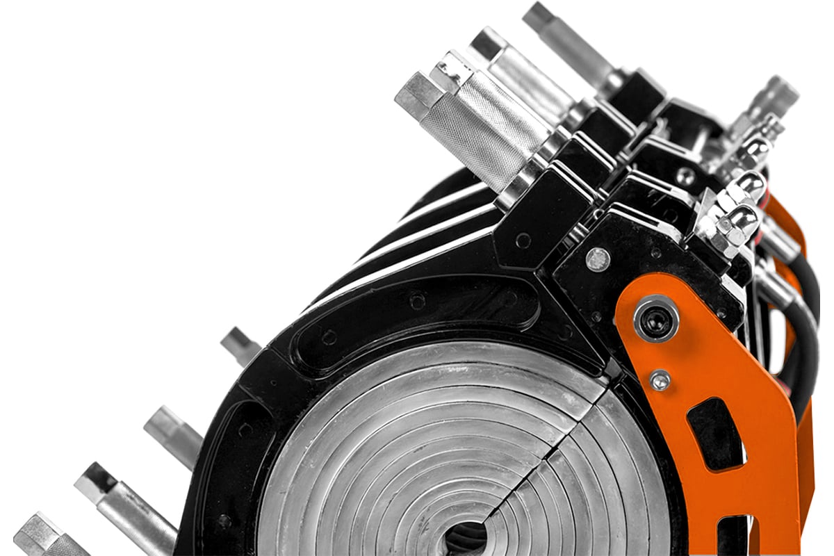 HDPE Pipe Welder Clamp Assembly Detail - Heavy Duty Clamping